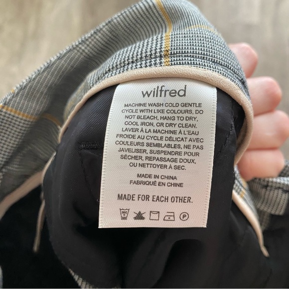 🍂fall drop🍂 Wilfred Tie Front Pant Plaid - Picture 6 of 8